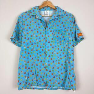 Exclusive Disney Vacation Club Member Only Moonlight Magic Button Down Shirts S